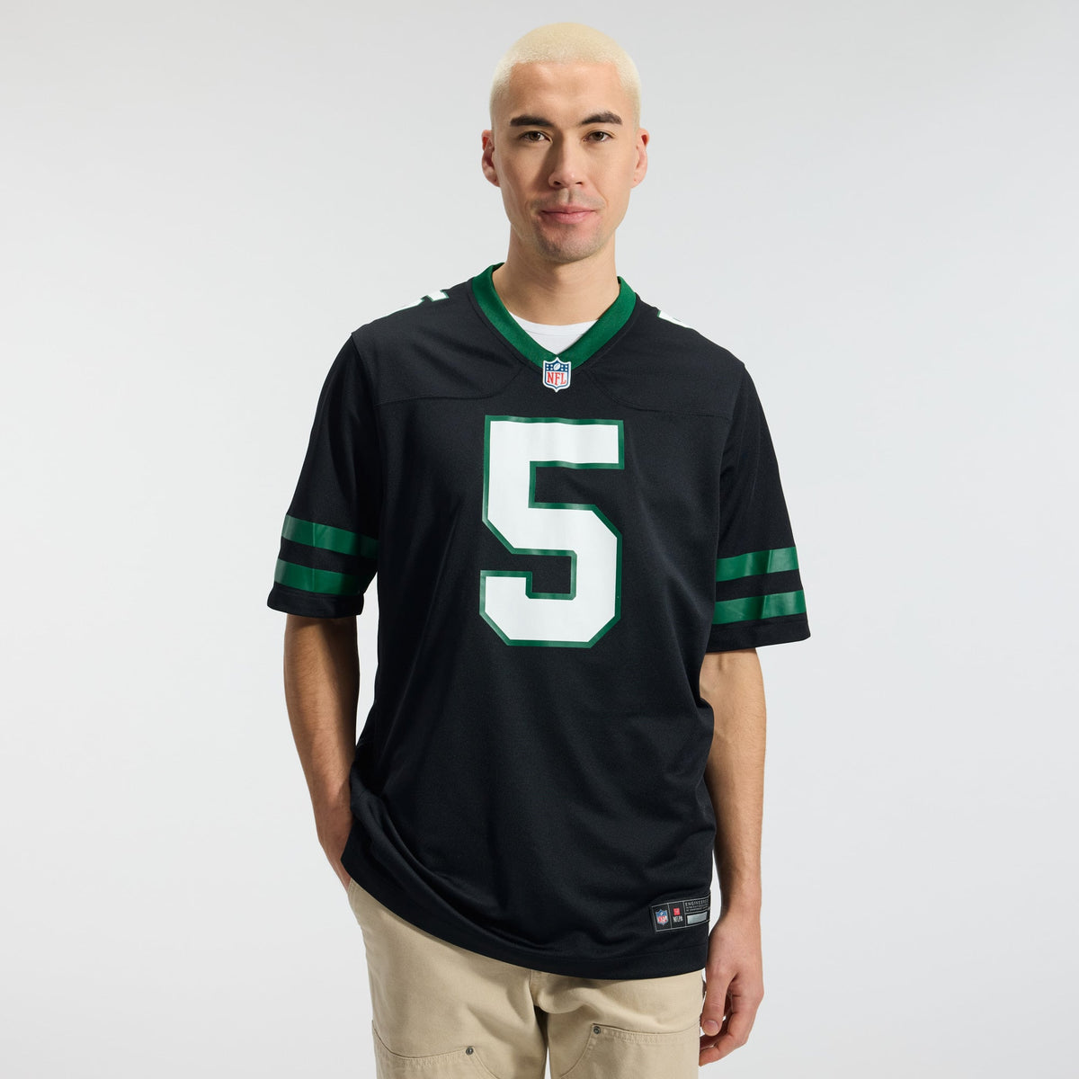Men's New York Jets Garrett Wilson Legacy White Jersey