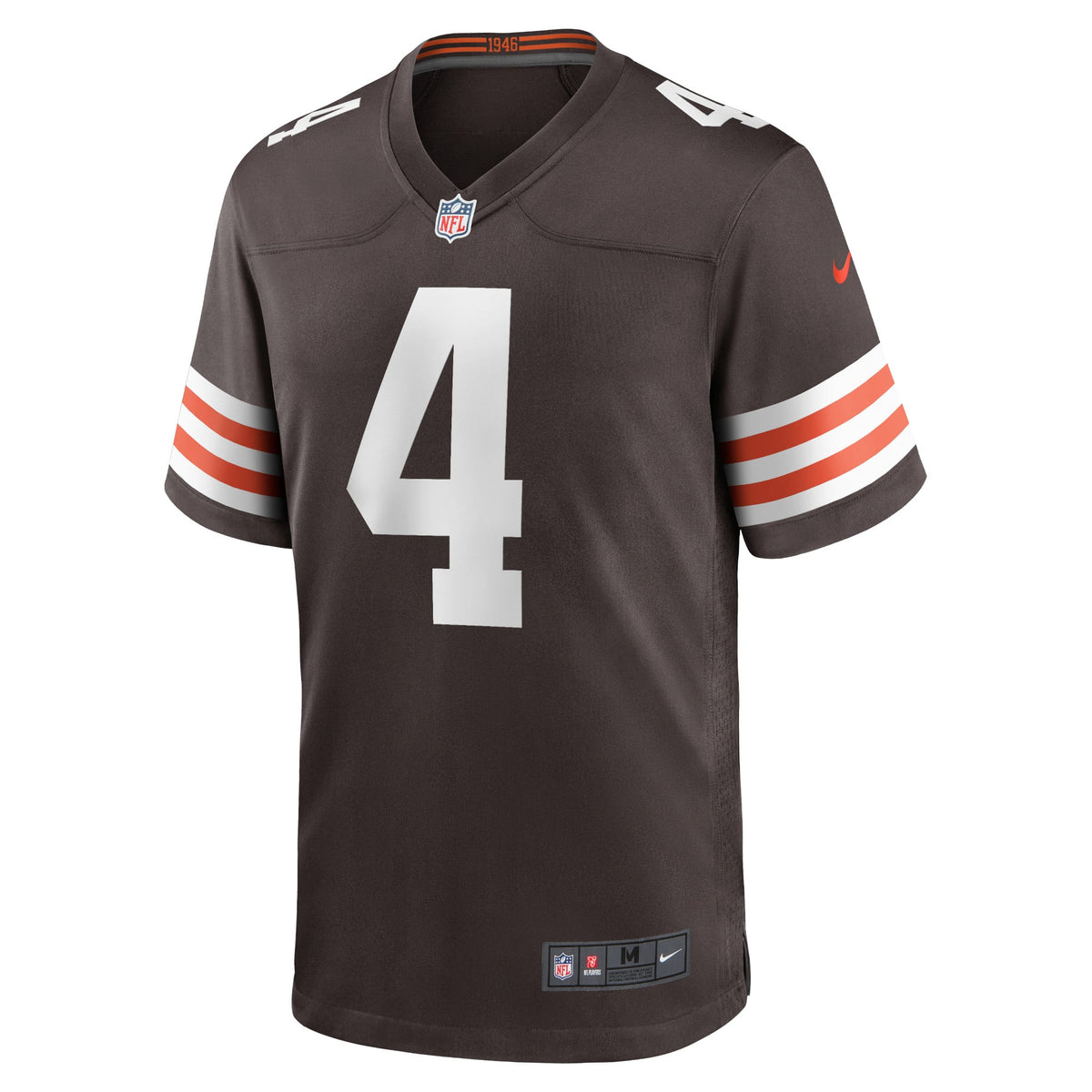 Men's Cleveland Browns Deshaun Watson Brown Jersey