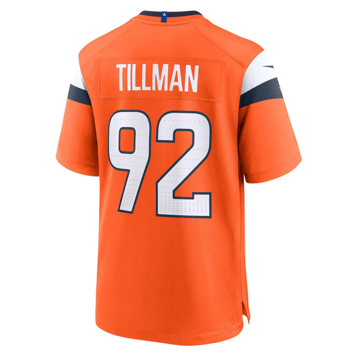 Men's Denver Broncos Dondrea Tillman Orange Team Jersey