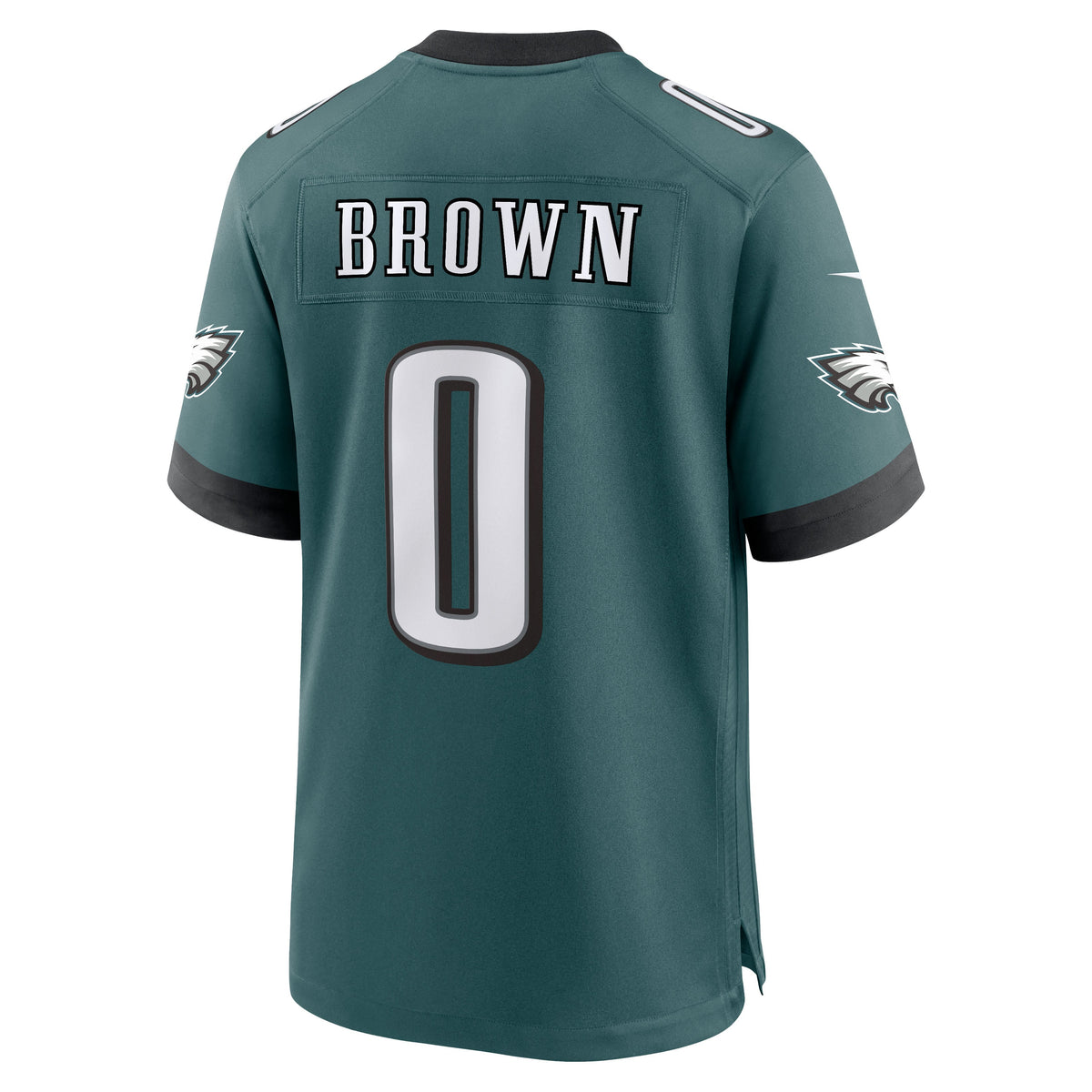 Men's Philadelphia Eagles Marquise Brown Midnight Green Team Jersey