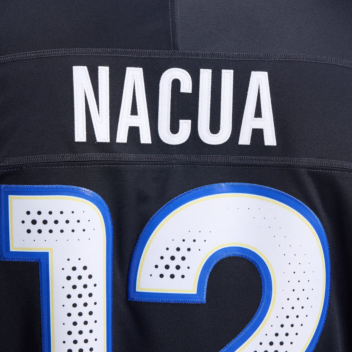 Men's Los Angeles Rams Puka Nacua Dark Blue Rivalries Collection Stitched Jersey