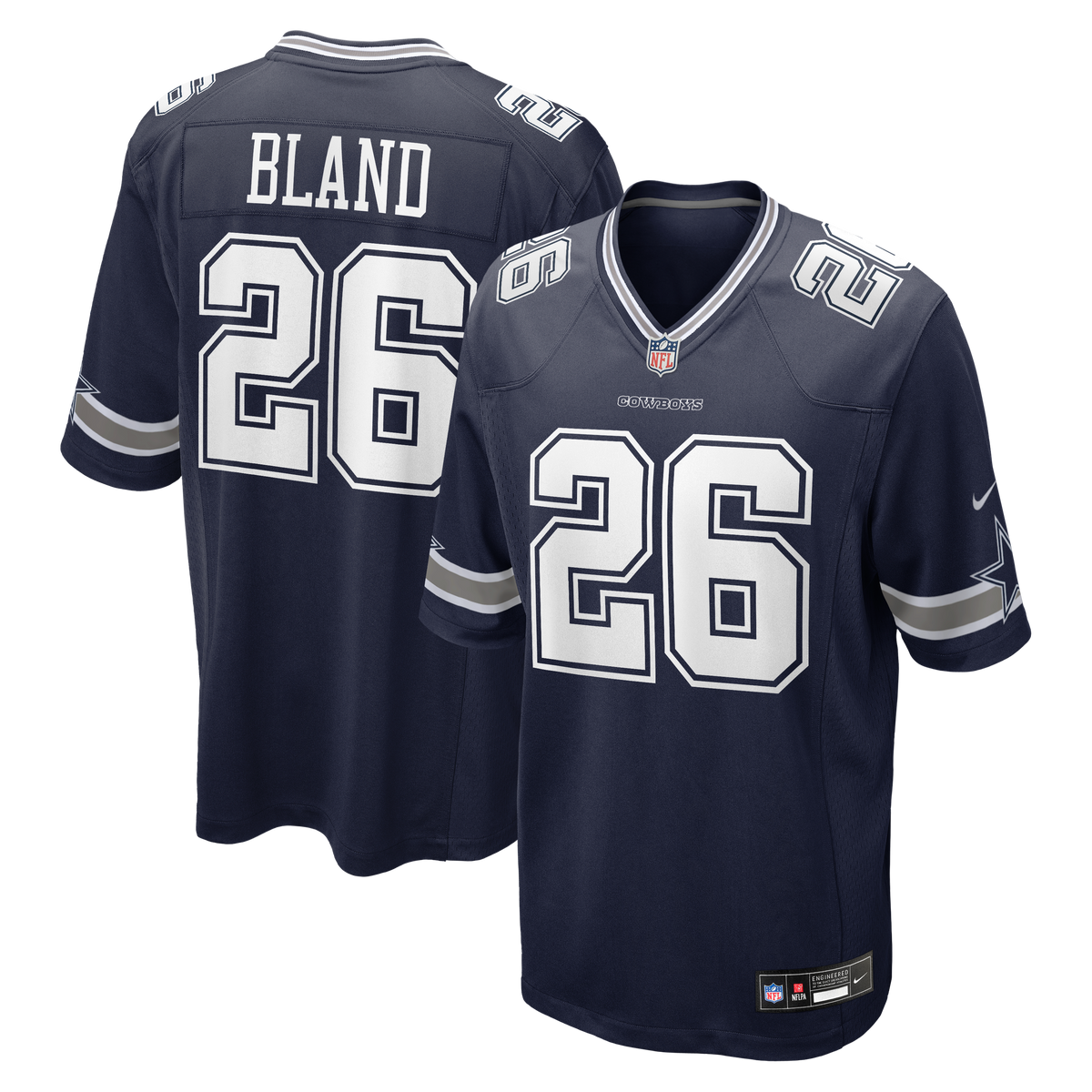 Men's Dallas Cowboys DaRon Bland Navy Jersey