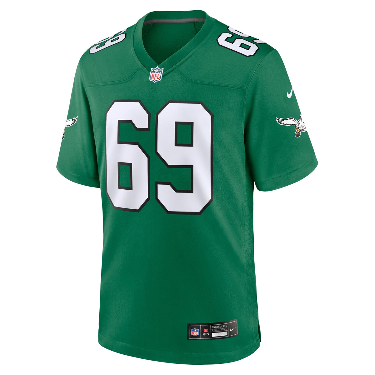 Men's Philadelphia Eagles Landon Dickerson Kelly Green Alternate Jersey