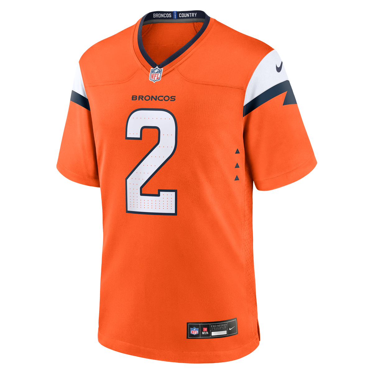 Men's Denver Broncos Patrick Surtain II Orange Team Jersey