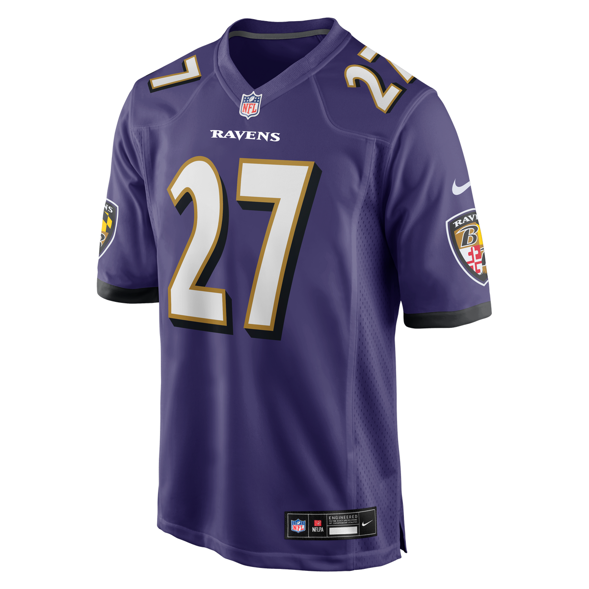 Men's Baltimore Ravens T J Tampa Purple Team Jersey