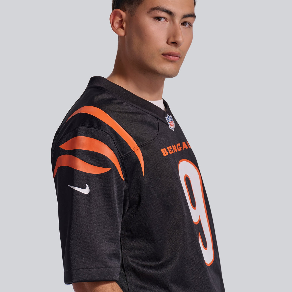Men's Cincinnati Bengals Joe Burrow Orange Alternate Jersey