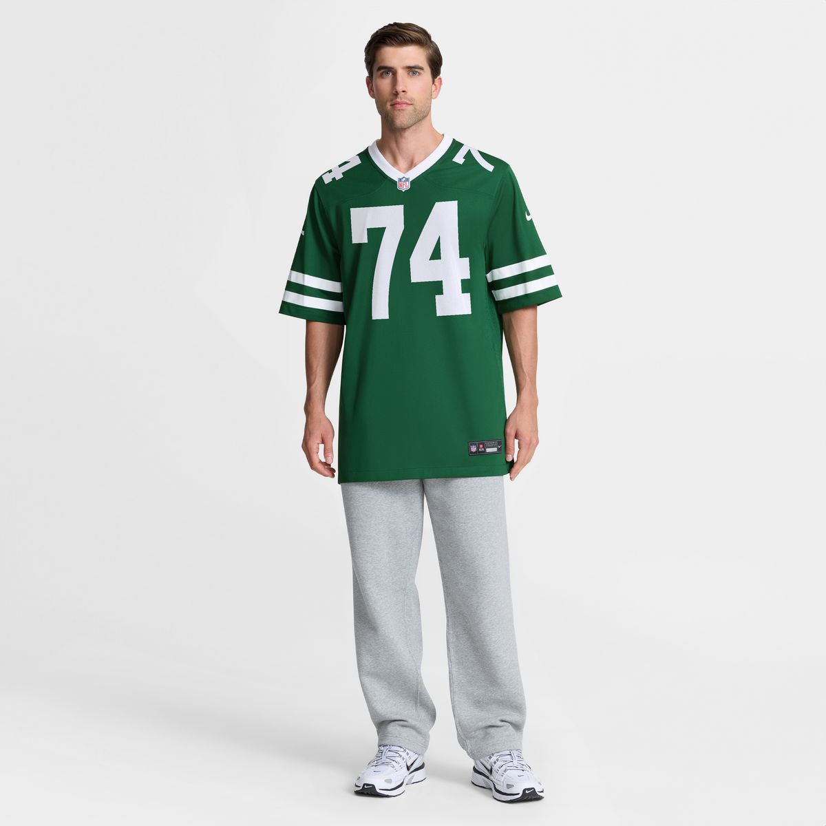 Men's New York Jets Olu Fashanu Gotham Green Player Jersey
