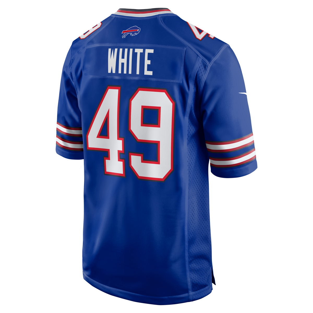 Men's Buffalo Bills DaShaun White Royal Team Jersey