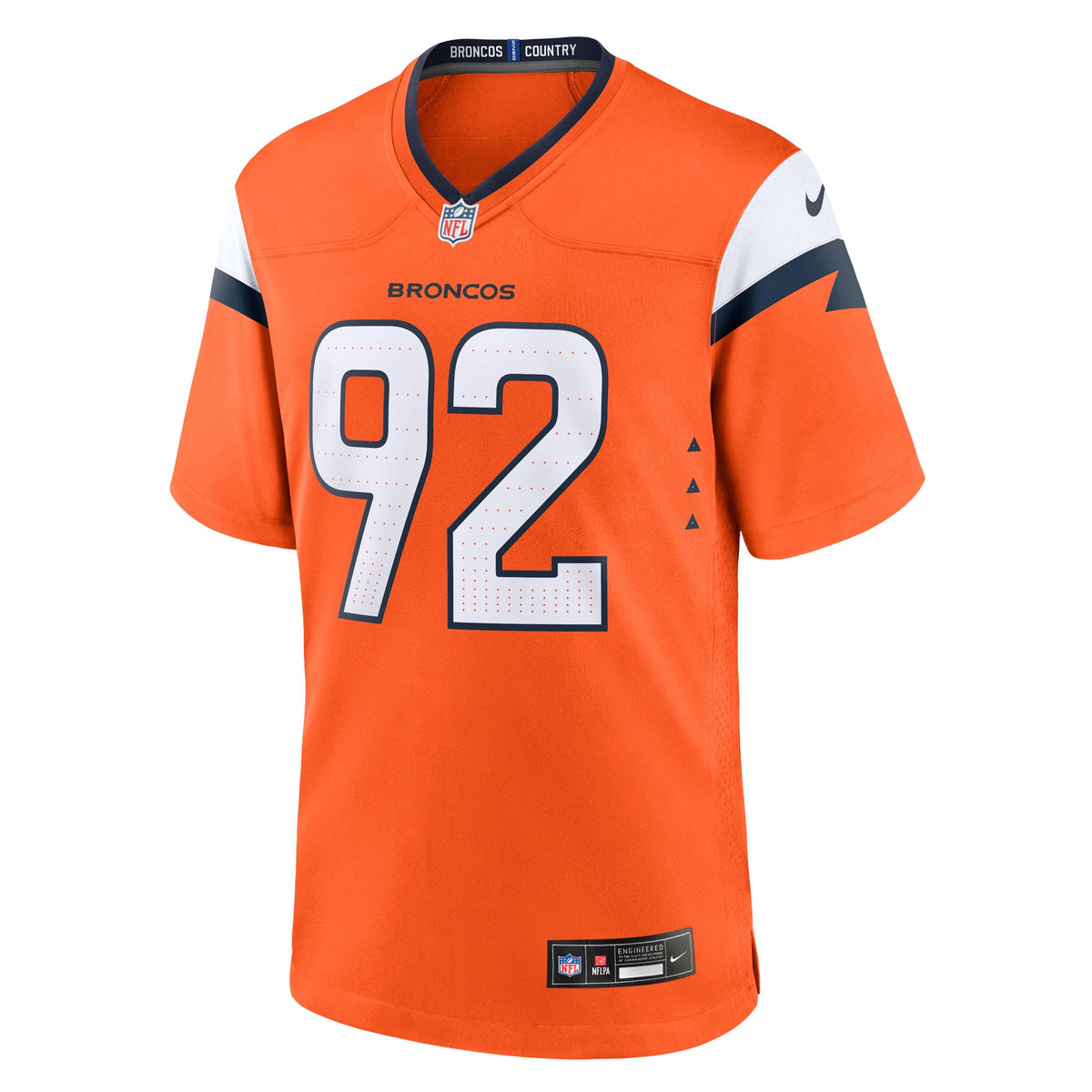 Men's Denver Broncos Dondrea Tillman Orange Team Jersey