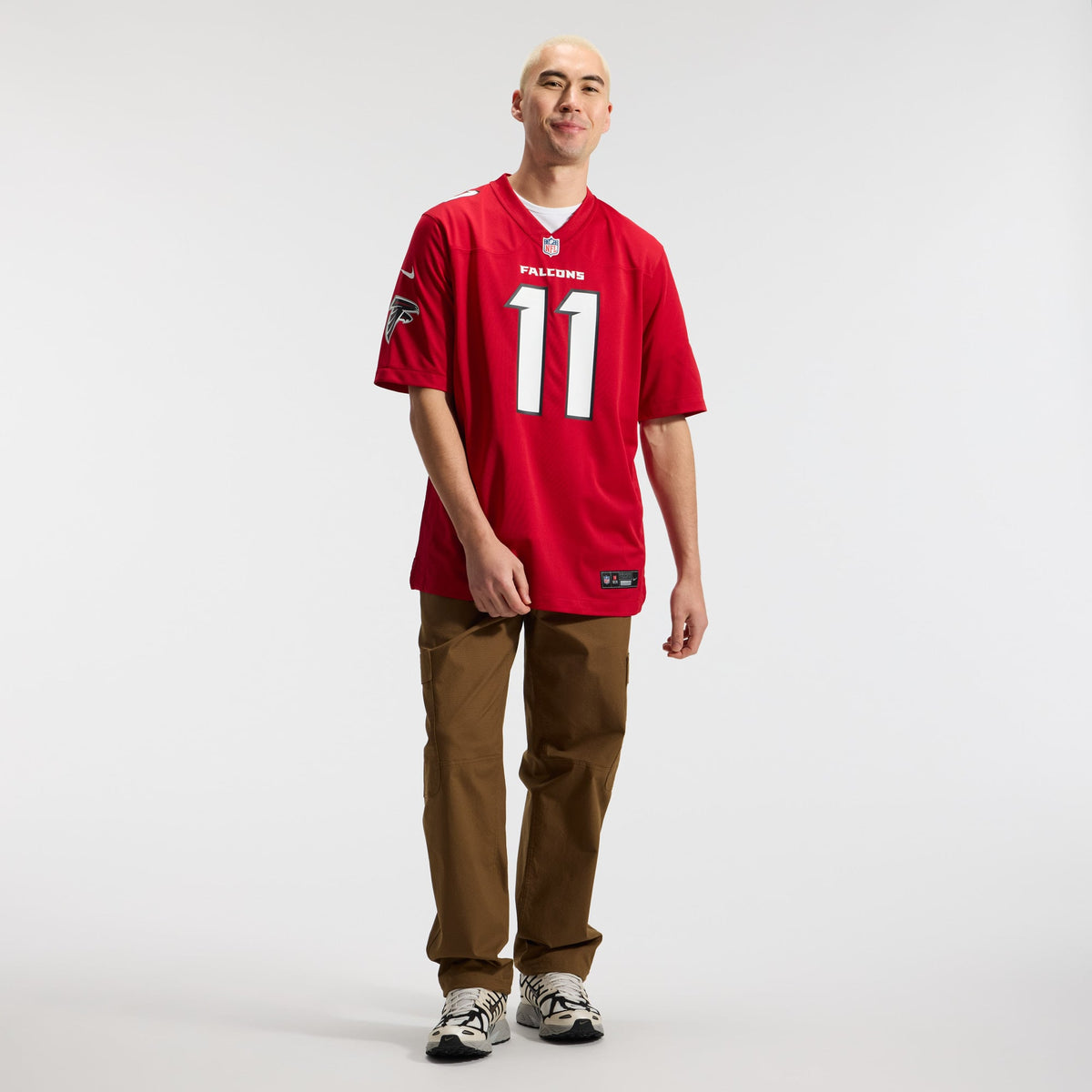 Men's Atlanta Falcons Jalon Walker White Jersey