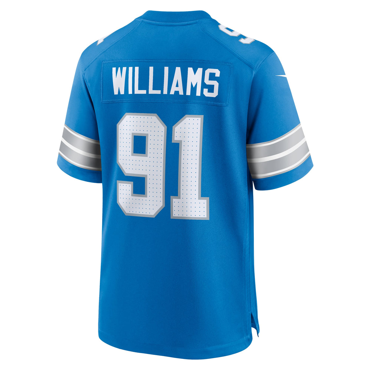 Men's Detroit Lions Tyleik Williams Blue Team Jersey