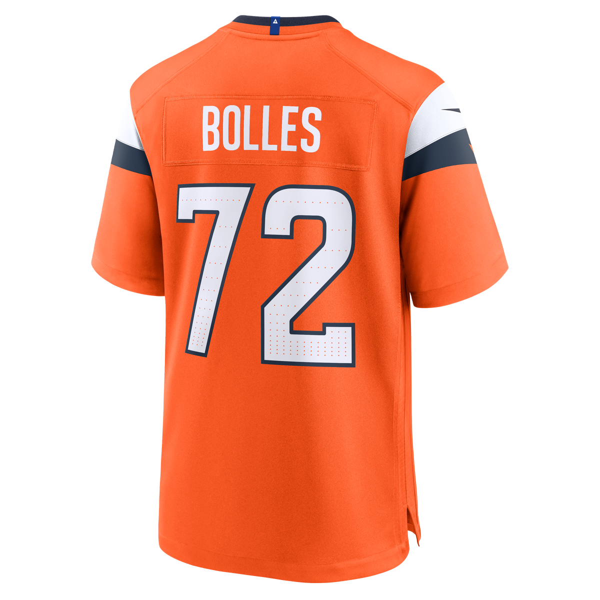 Men's Denver Broncos Garett Bolles Orange Team Jersey