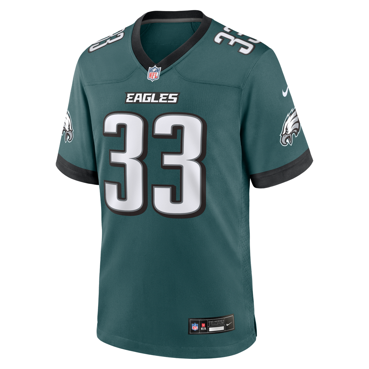 Men's Philadelphia Eagles Cooper DeJean Black Alternate Jersey