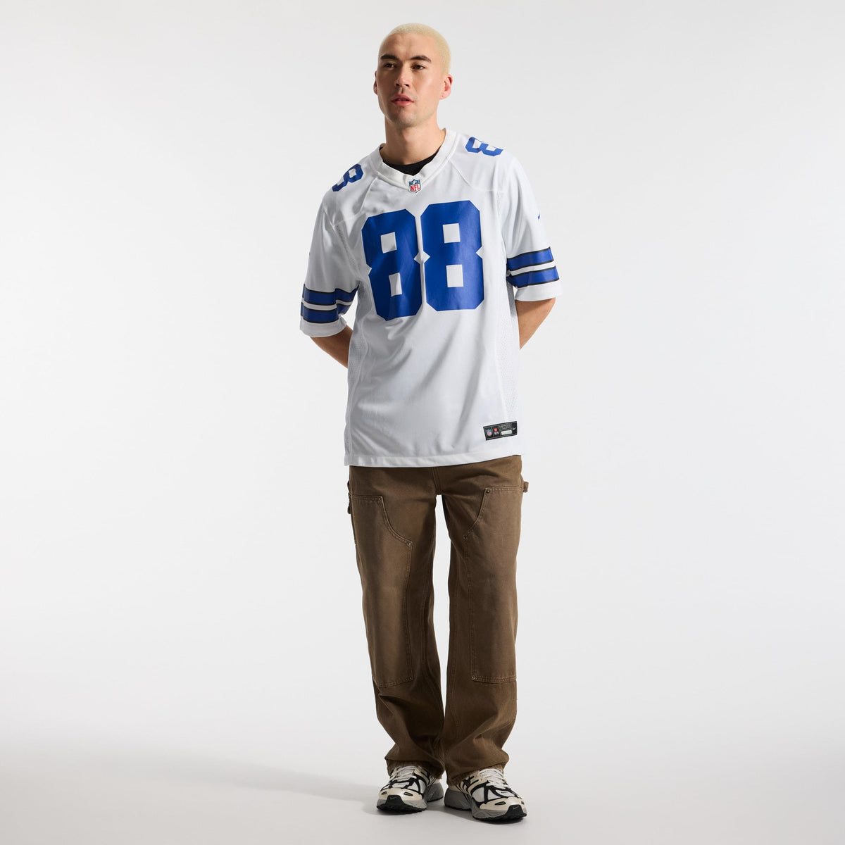 Men's Dallas Cowboys CeeDee Lamb White Game Team Jersey