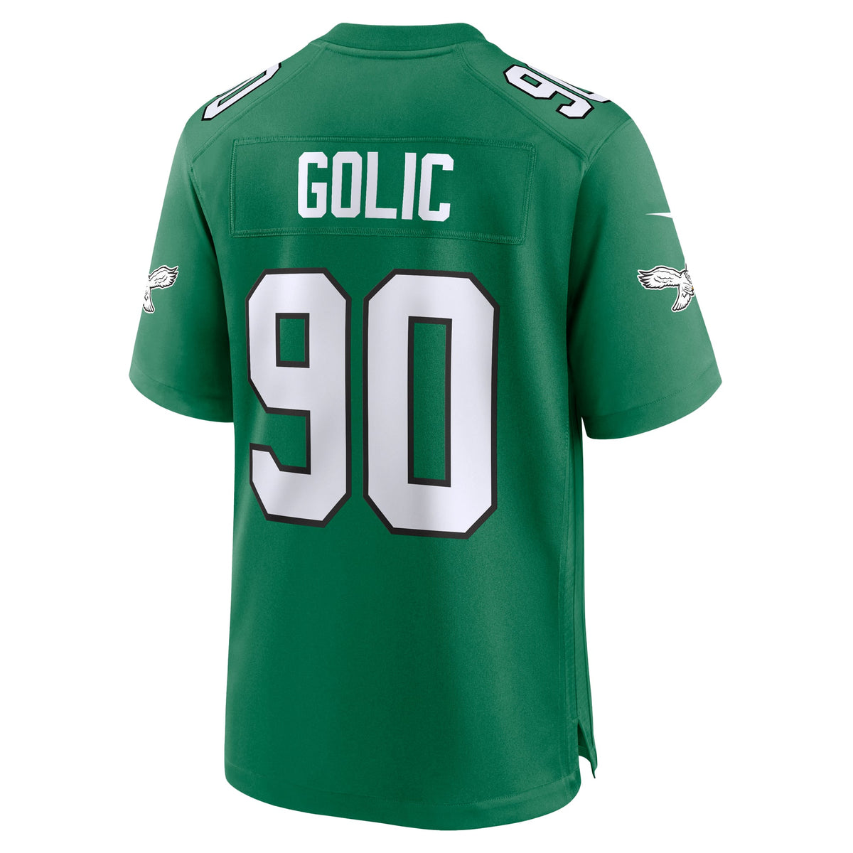 Men's Philadelphia Eagles Mike Golic Kelly Green Retired Player Alternate Jersey