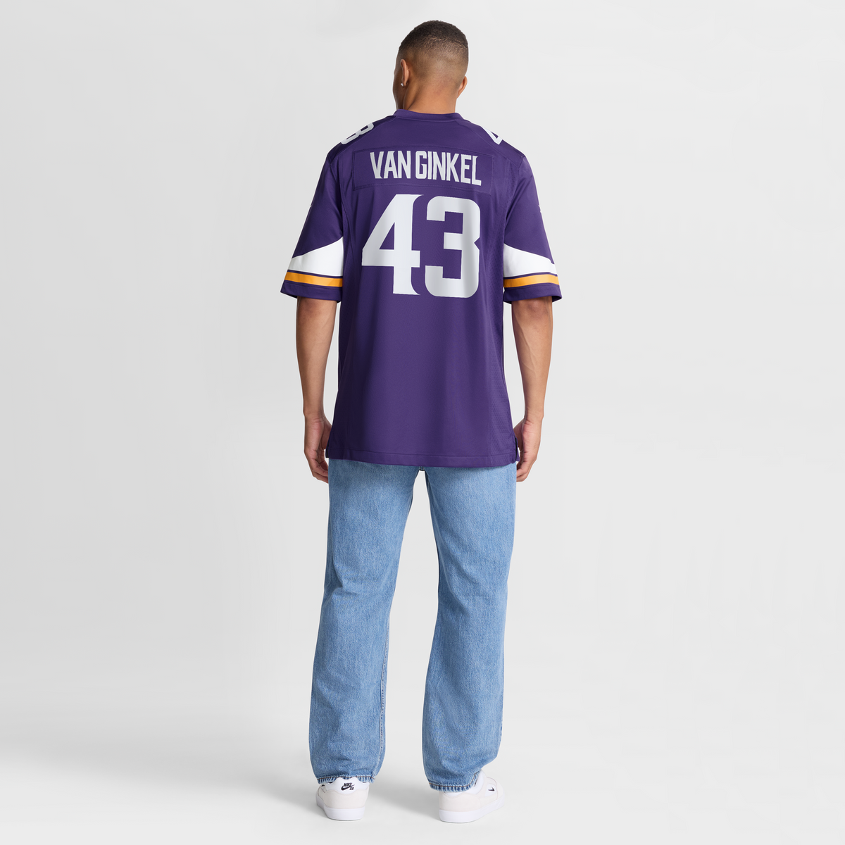 Men's Minnesota Vikings Andrew Van Ginkel White Alternate Jersey