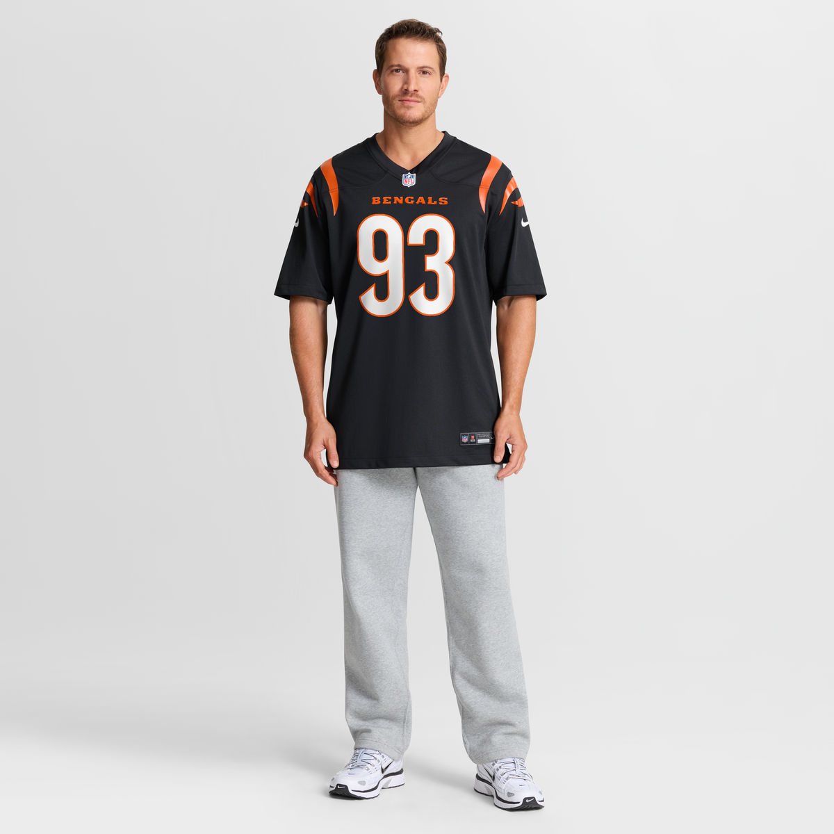 Men's Cincinnati Bengals Jonathan Allen Black Team Jersey