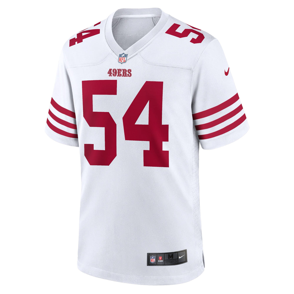 Men's San Francisco 49ers Fred Warner White Player Jersey
