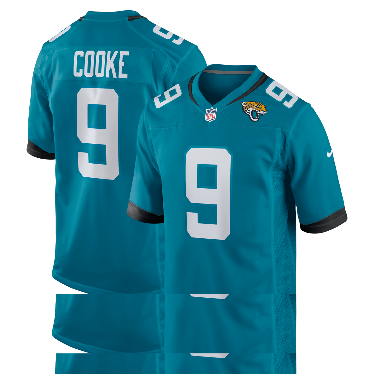 Men's Jacksonville Jaguars Logan Cooke Black Jersey