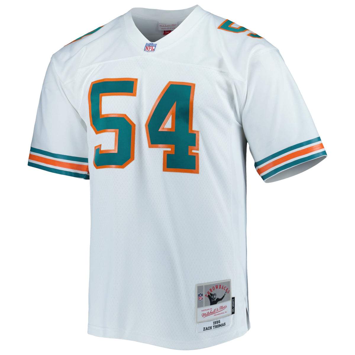 Men's Miami Dolphins Zach Thomas Aqua Legacy Replica Jersey