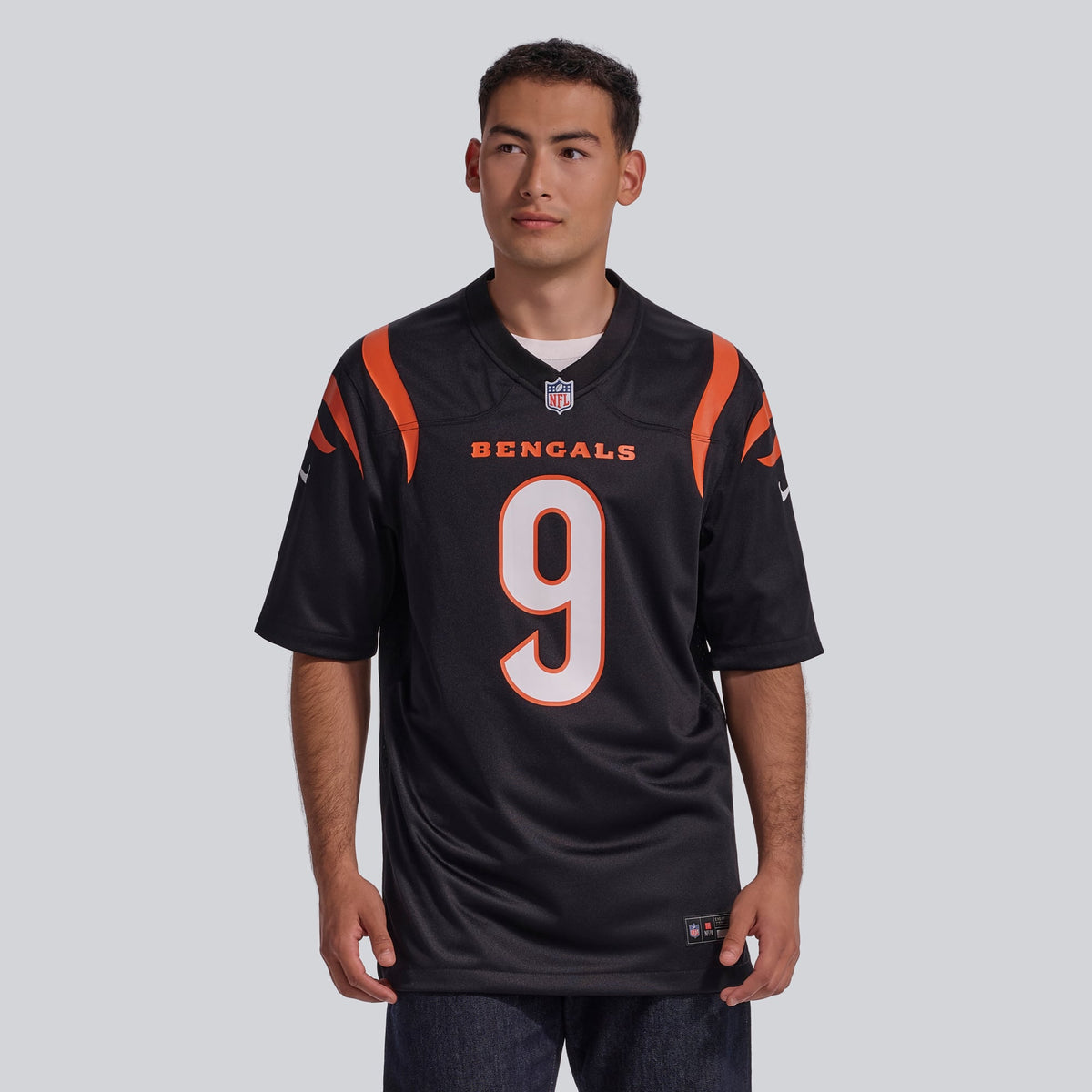 Men's Cincinnati Bengals Joe Burrow Orange Alternate Jersey