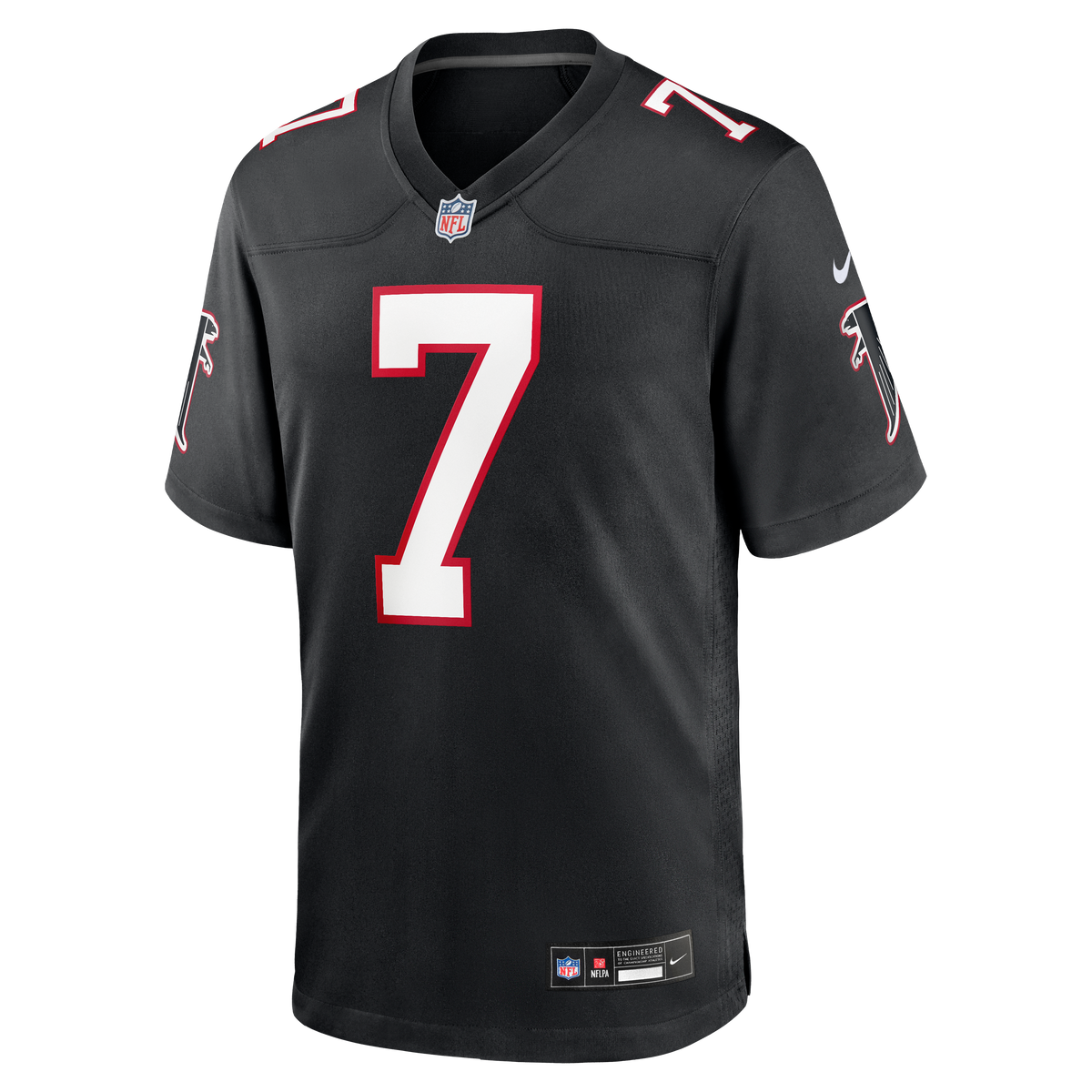 Men's Atlanta Falcons Bijan Robinson Black Throwback Jersey