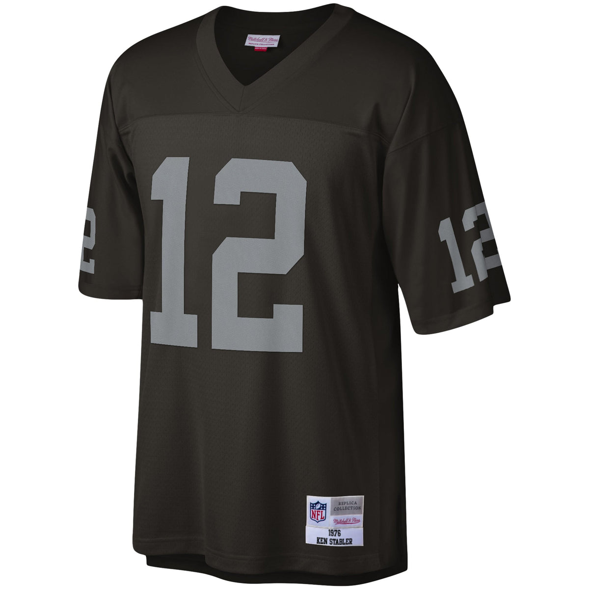 Men's Las Vegas Raiders Ken Stabler Black Legacy Replica Jersey