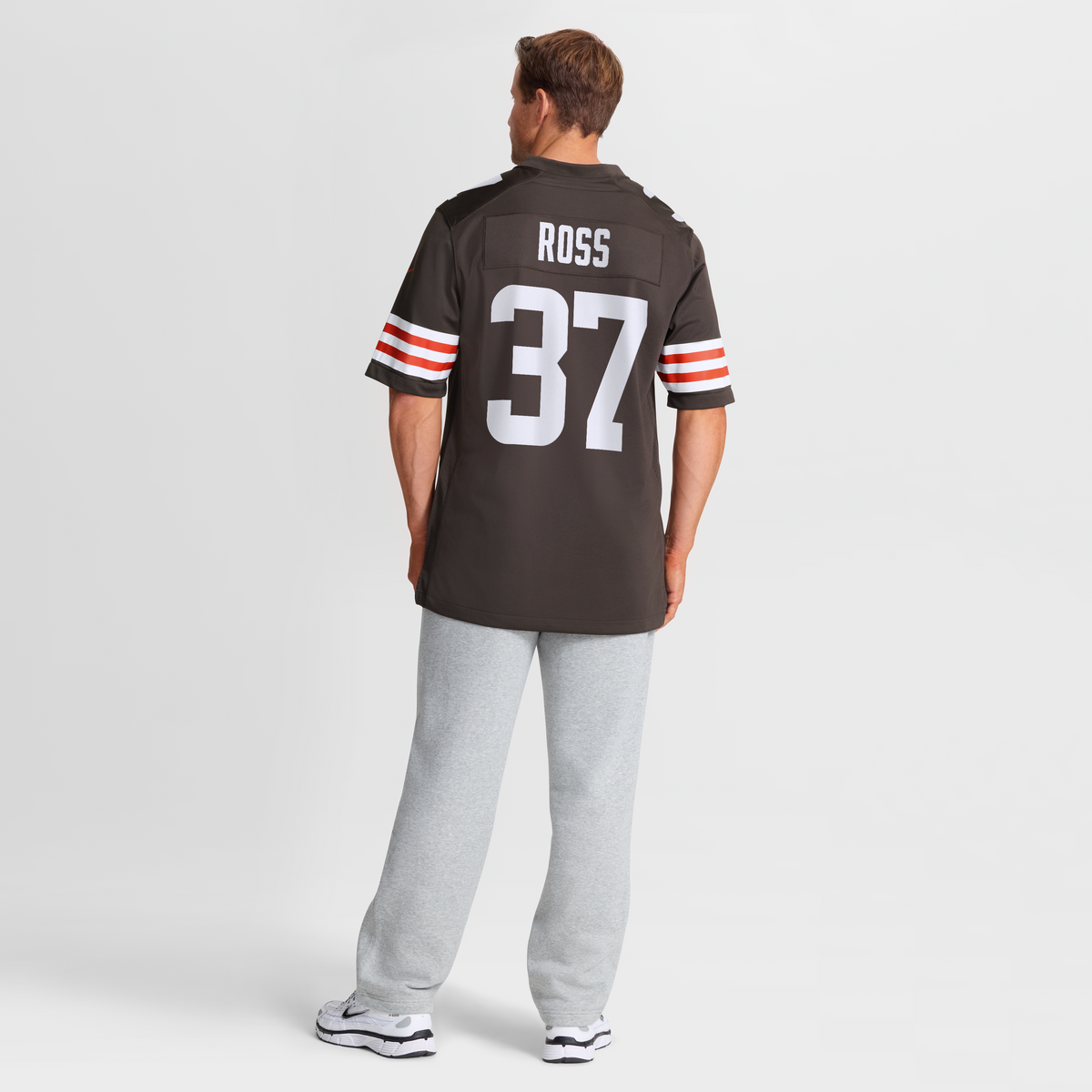 Men's Cleveland Browns D'Angelo Ross Brown Team Jersey