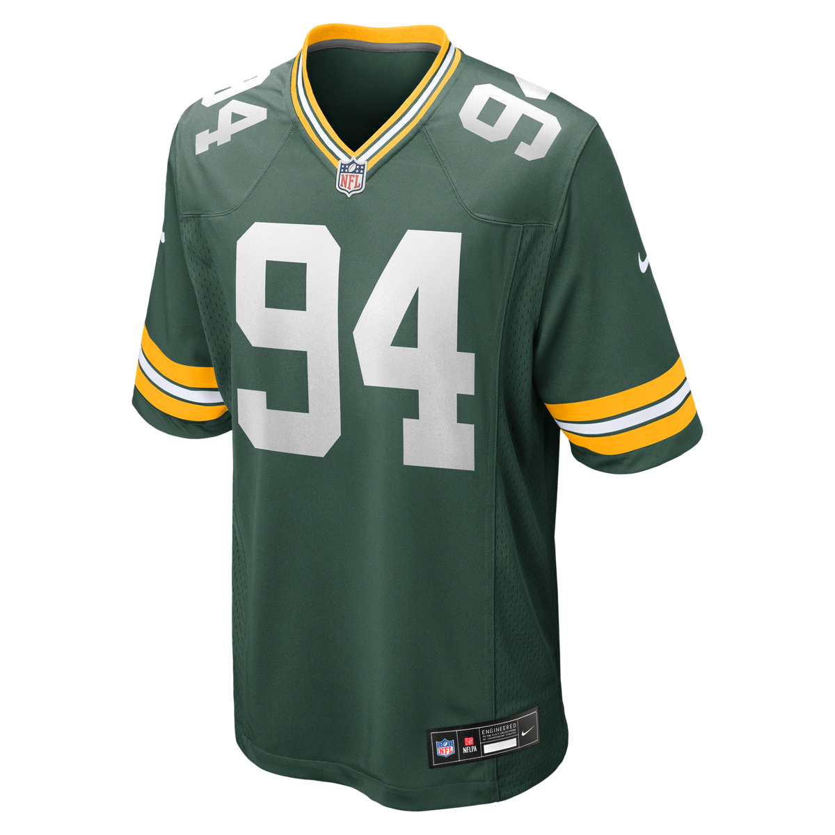 Men's Green Bay Packers Karl Brooks Green Jersey