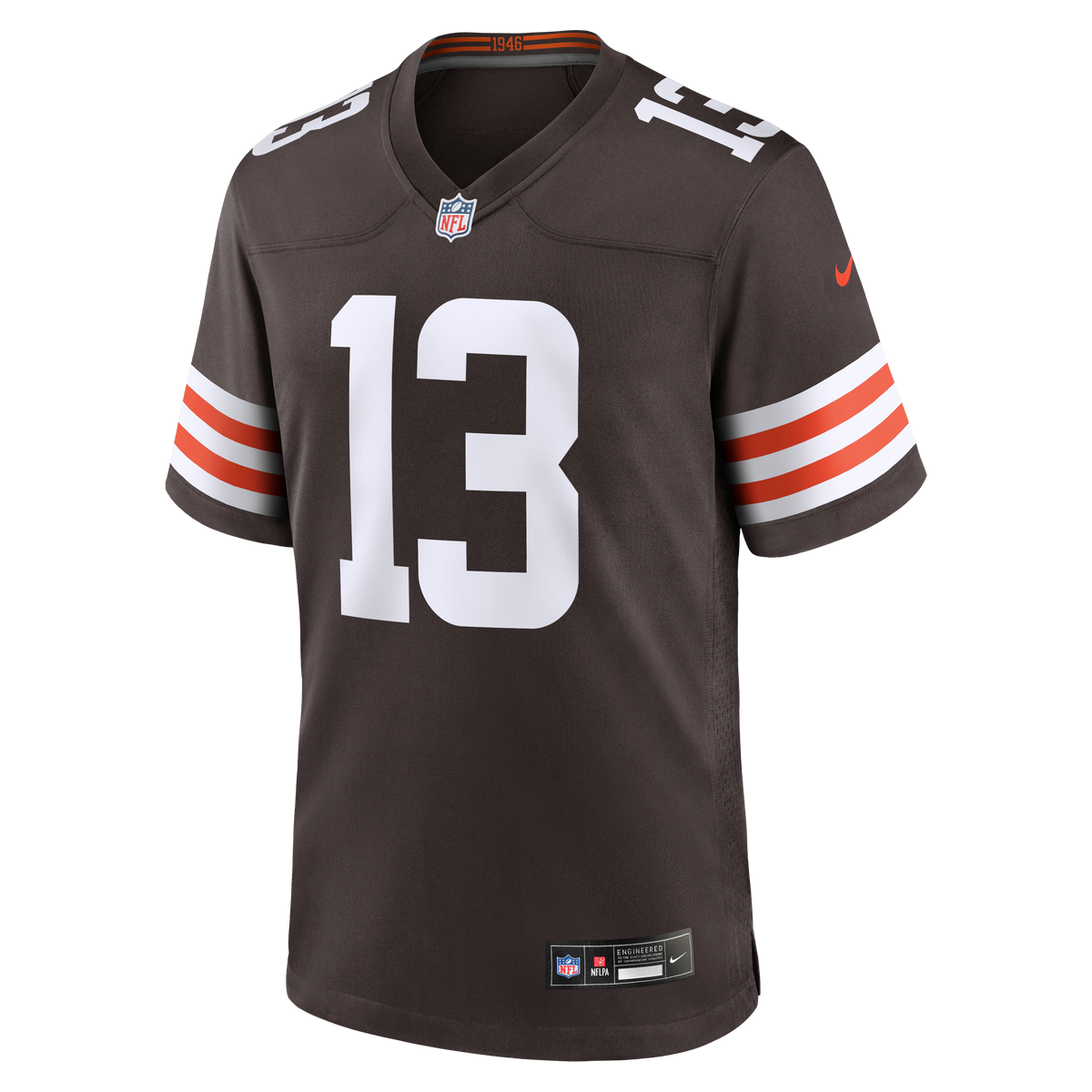 Men's Cleveland Browns Corey Bojorquez Brown Jersey