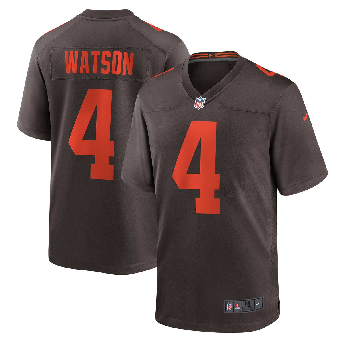 Men's Cleveland Browns Deshaun Watson White Alternate Jersey