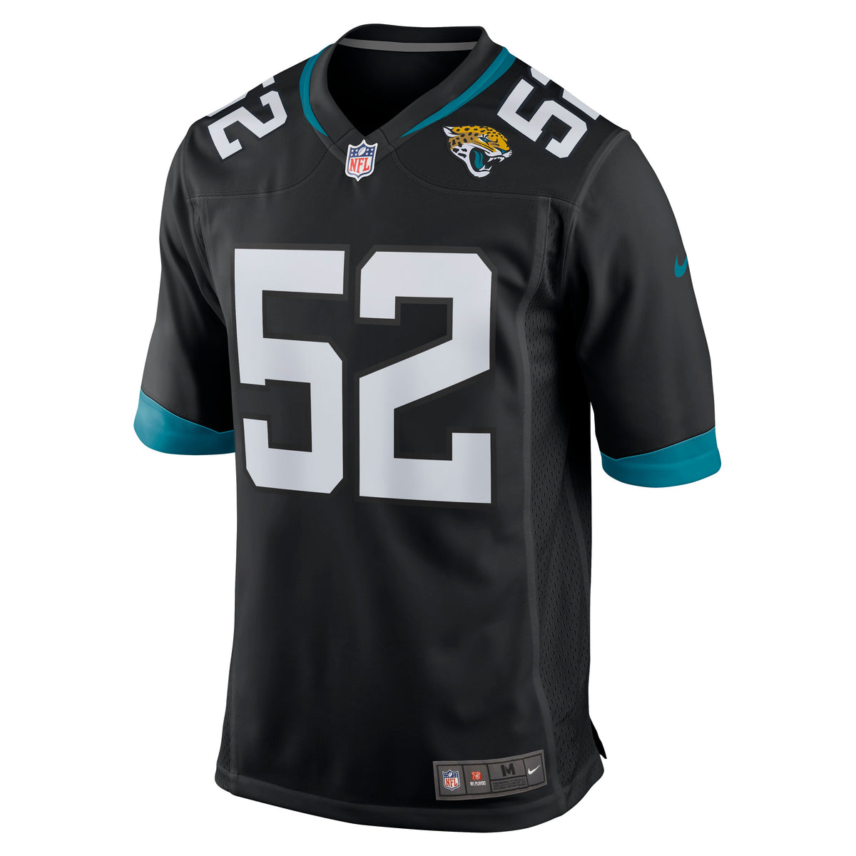 Men's Jacksonville Jaguars DaVon Hamilton Black Jersey