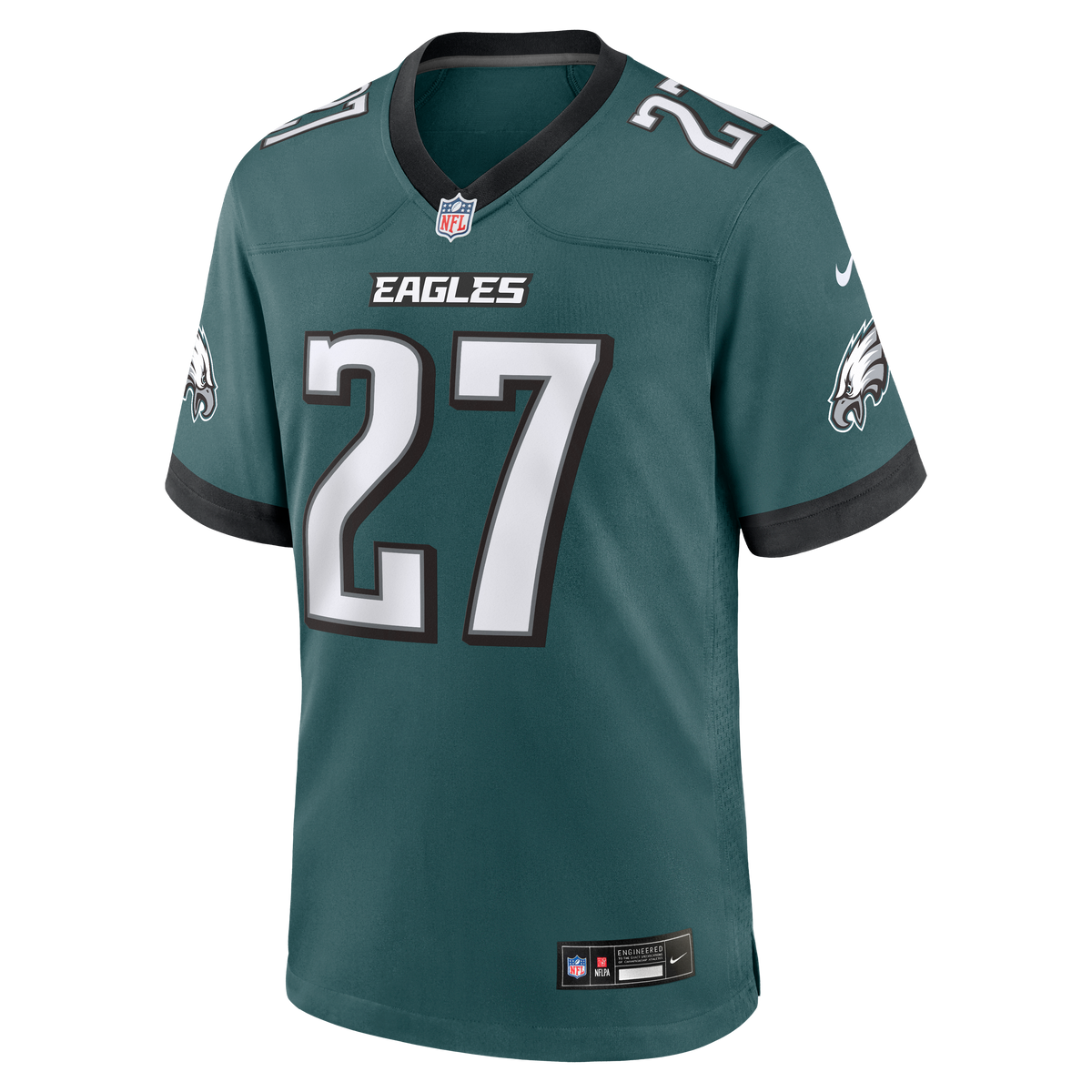 Men's Philadelphia Eagles Quinyon Mitchell Midnight Green Team Jersey