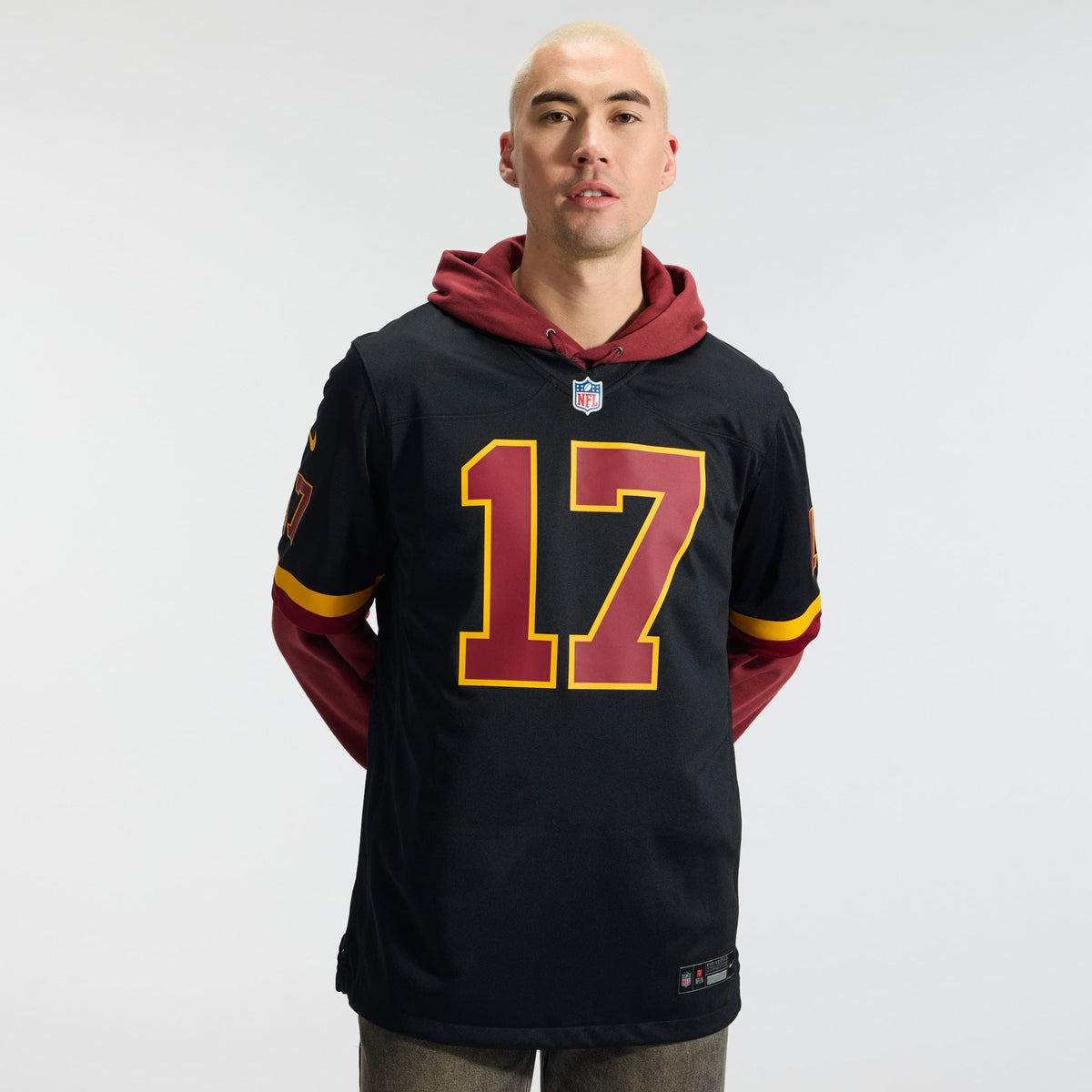 Hail Raiser Men's Washington Commanders Terry McLaurin Black Alternate Jersey