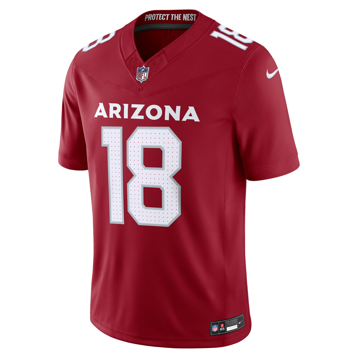 Men's Arizona Cardinals Marvin Harrison Jr Cardinal Team Stitched Jersey