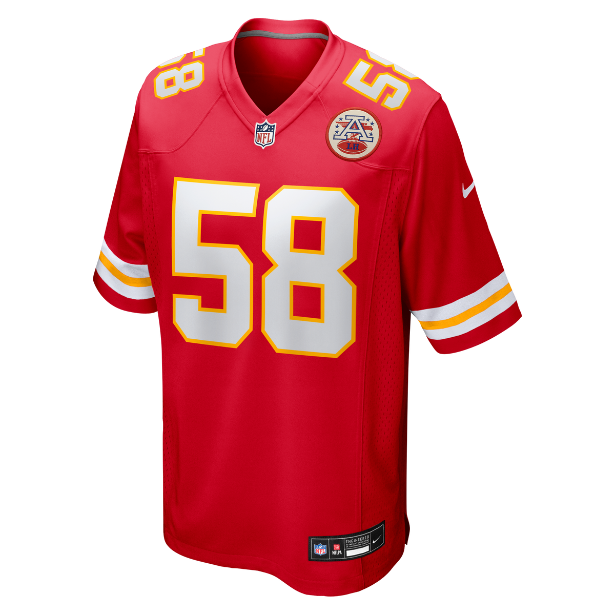 Men's Kansas City Chiefs Derrick Thomas White Retired Player Jersey