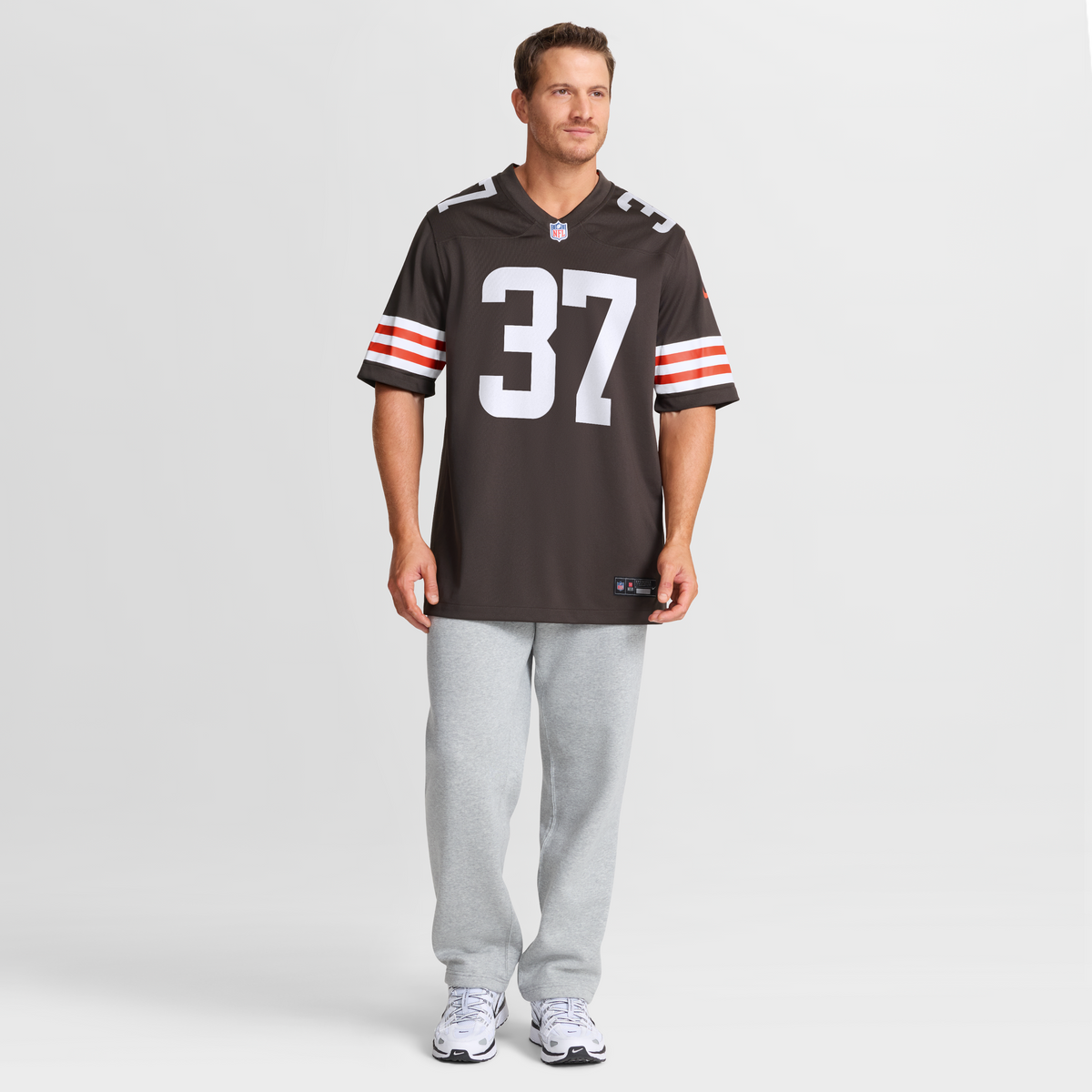 Men's Cleveland Browns D'Angelo Ross Brown Team Jersey