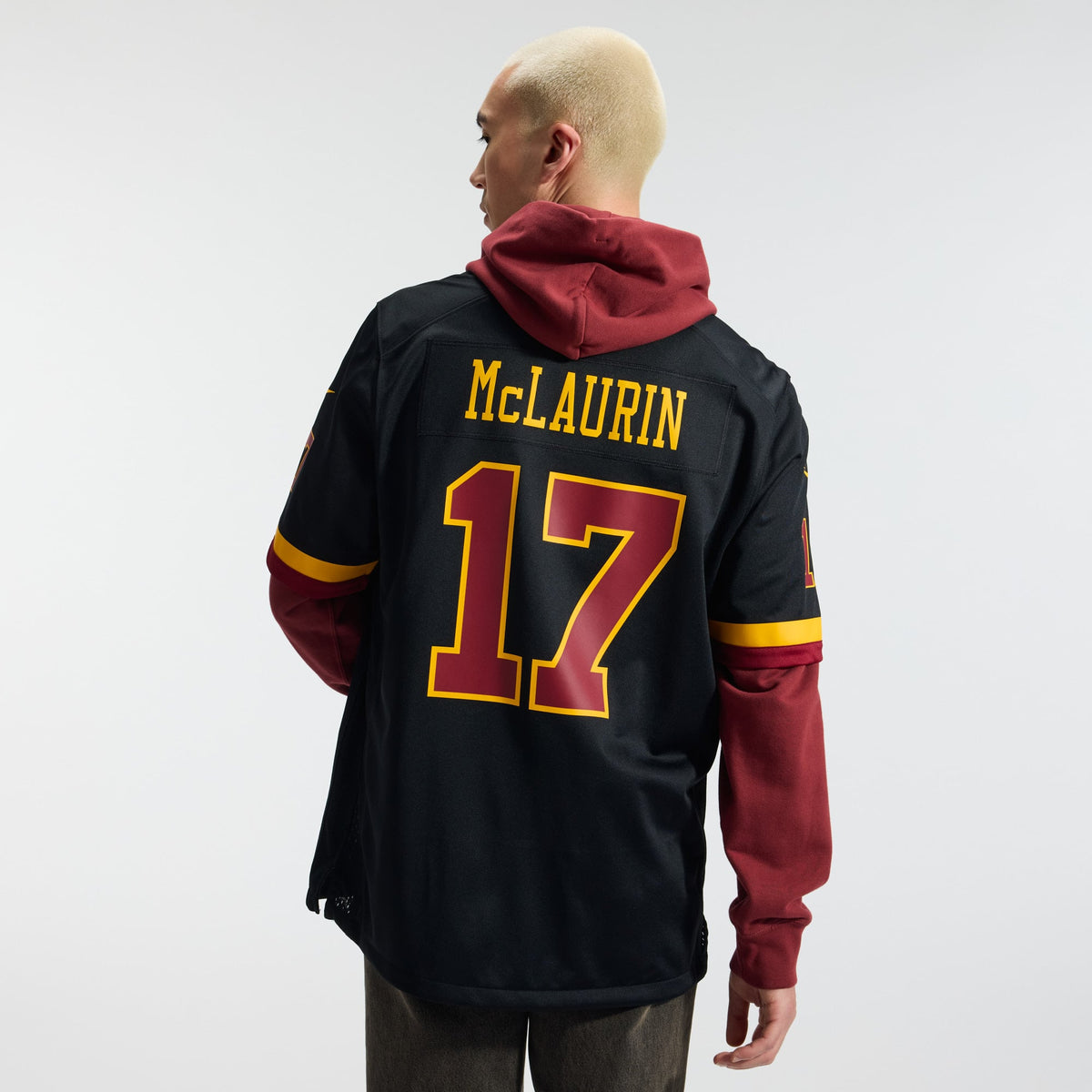 Hail Raiser Men's Washington Commanders Terry McLaurin Black Alternate Jersey