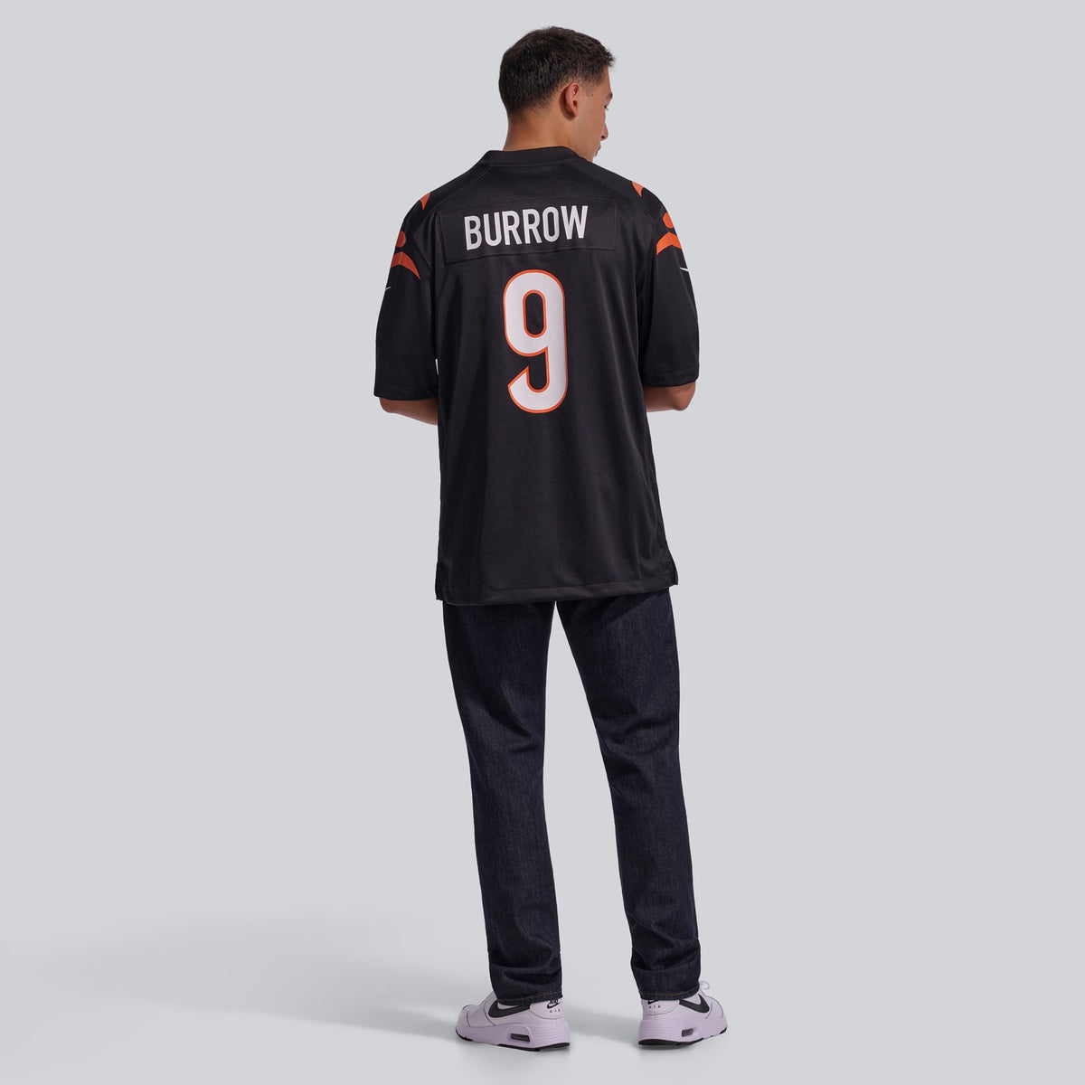 Men's Cincinnati Bengals Joe Burrow Orange Alternate Jersey