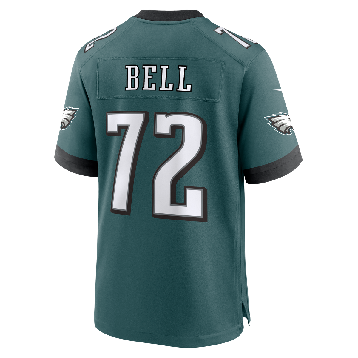 Men's Philadelphia Eagles Markel Bell Midnight Green Team Jersey