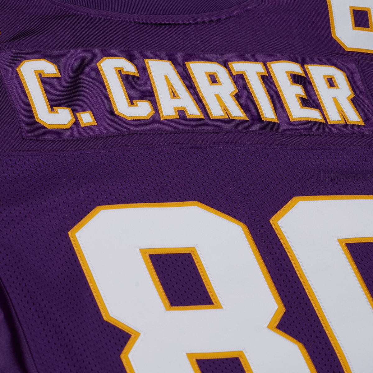 Men's Minnesota Vikings Cris Carter Purple 2001 Throwback Jersey