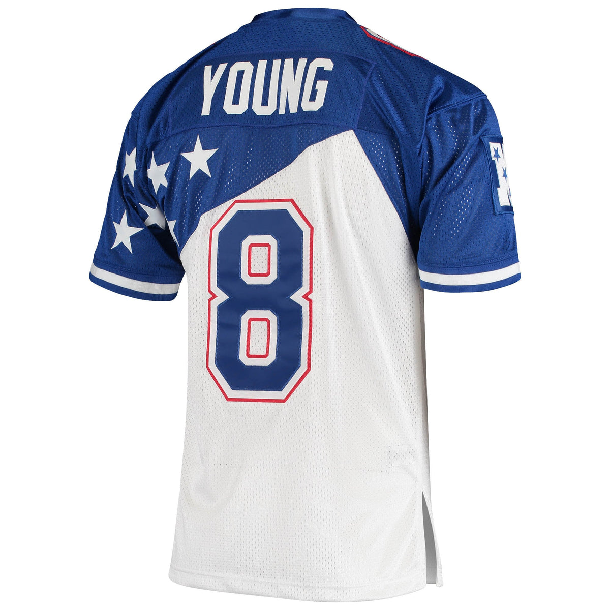 Men's NFC Steve Young White Blue 1994 Pro Bowl Jersey