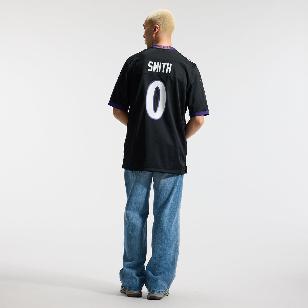 Men's Baltimore Ravens Roquan Smith Black Alternate Jersey