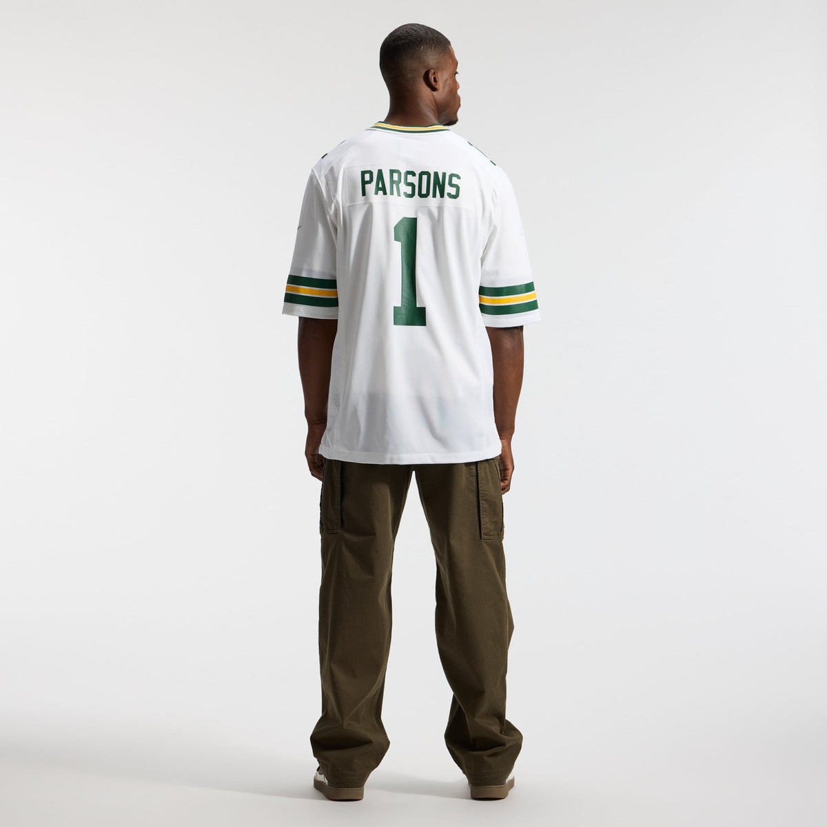 Men's Green Bay Packers Micah Parsons White Game Player Jersey