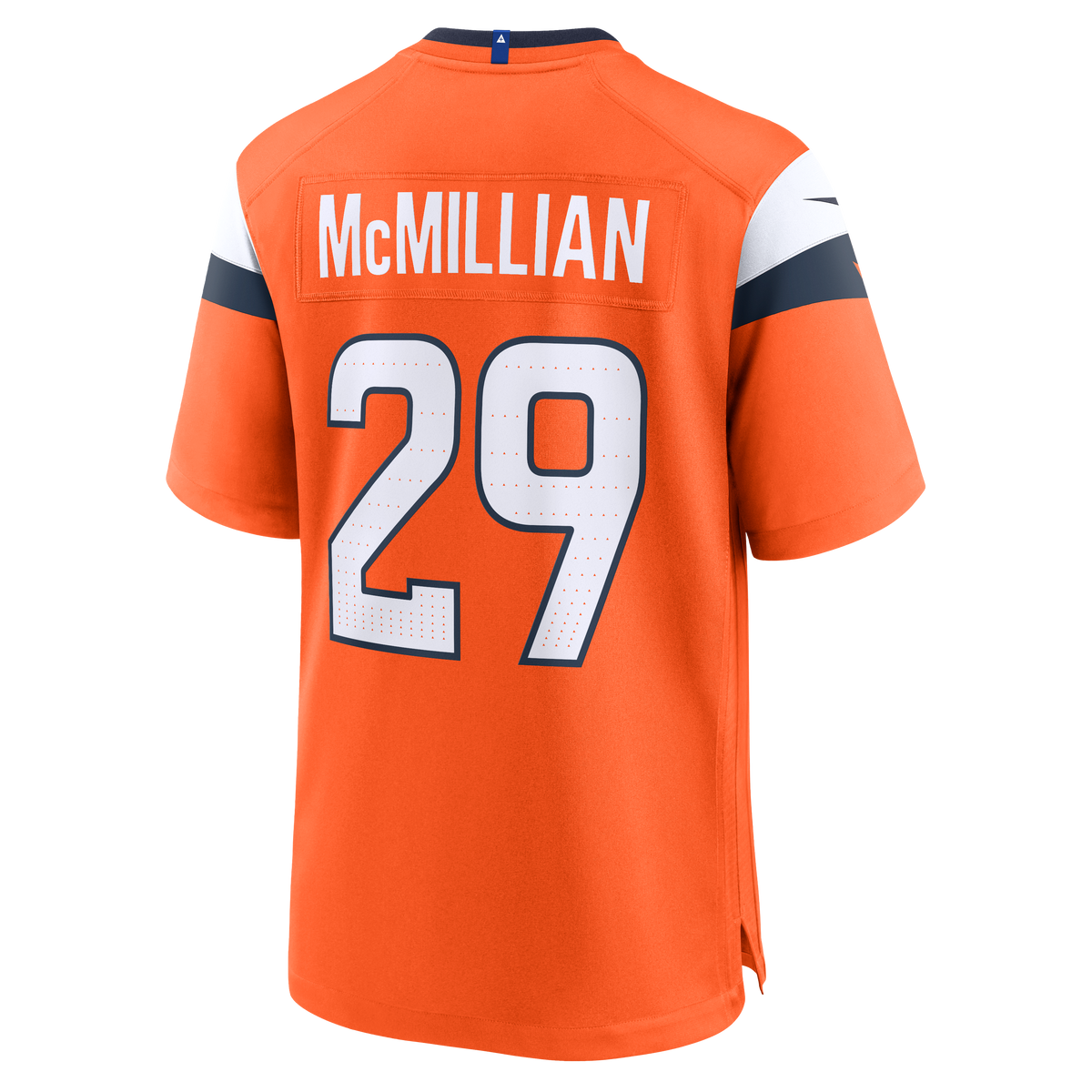 Men's Denver Broncos Ja'Quan McMillian Orange Team Jersey