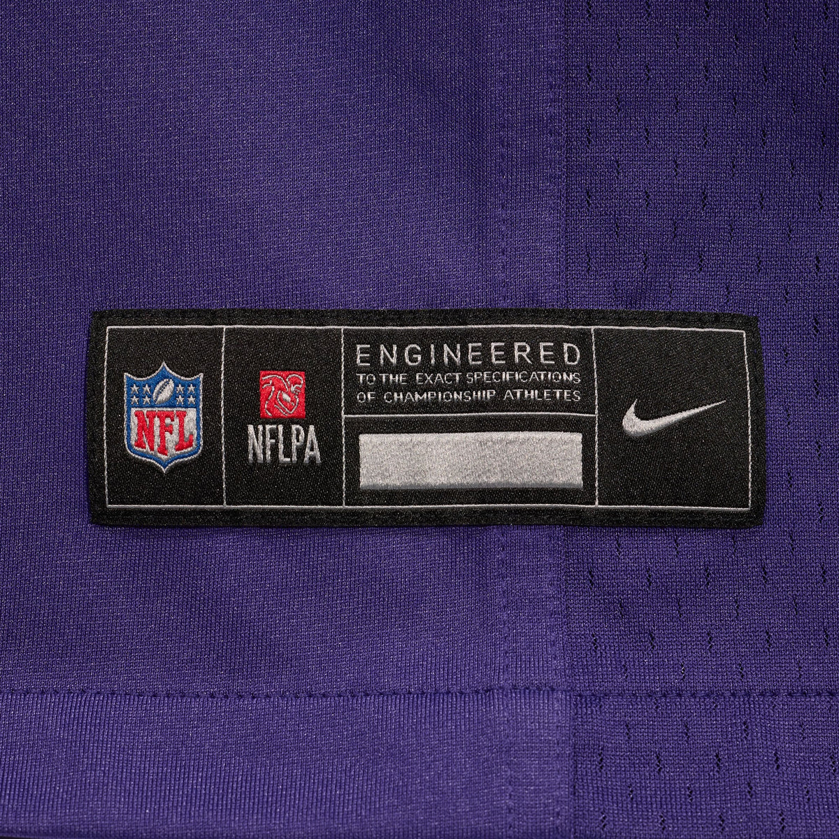 Men's Baltimore Ravens Justice Hill Purple Jersey