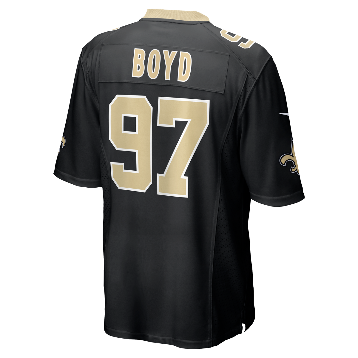 Men's New Orleans Saints Khristian Boyd Black Jersey