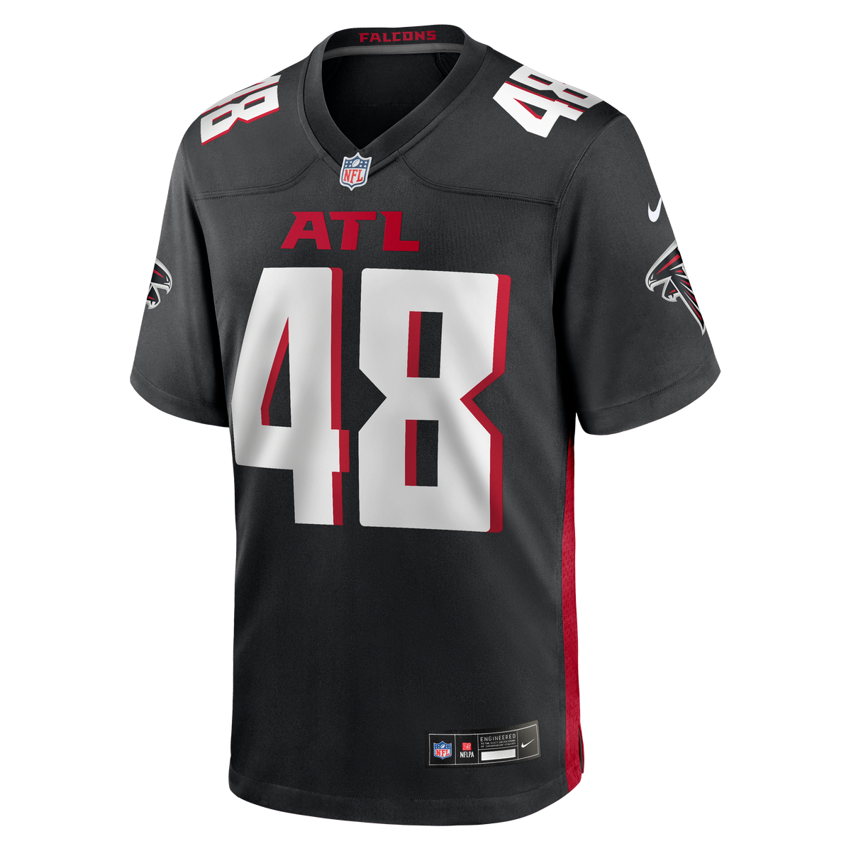 Men's Atlanta Falcons Bralen Trice Black Team Jersey