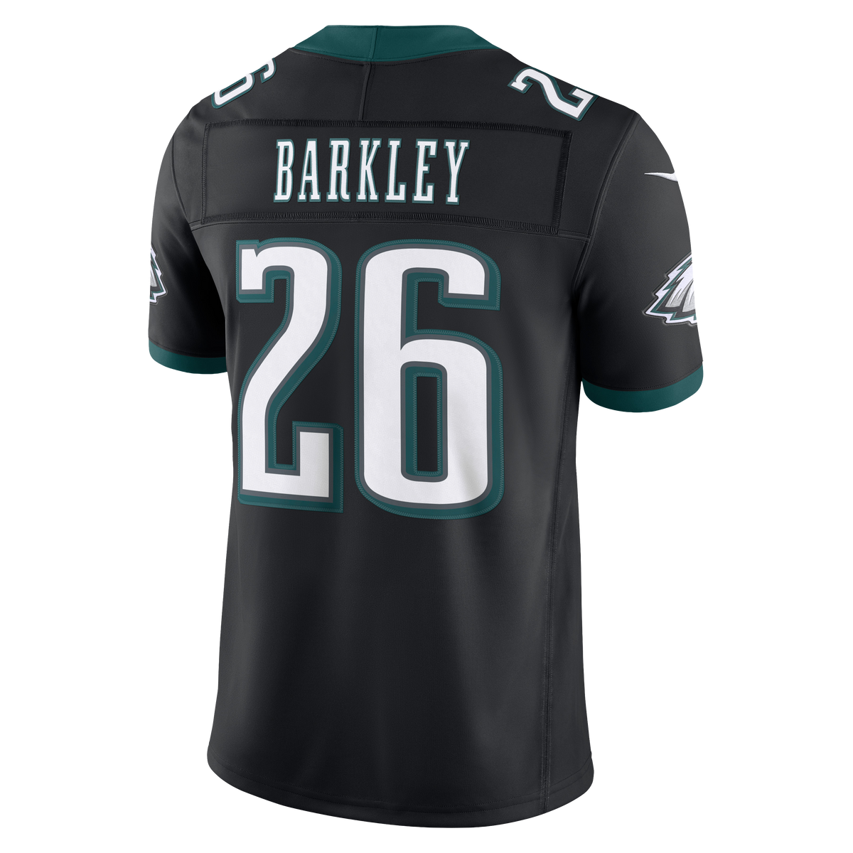 Men's Philadelphia Eagles Saquon Barkley Black Alternate Stitched Jersey