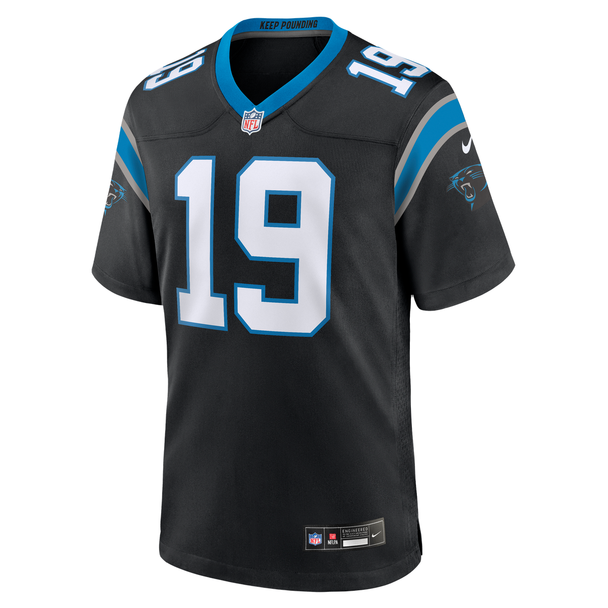Men's Carolina Panthers Chris Brazzell II Black Team Jersey